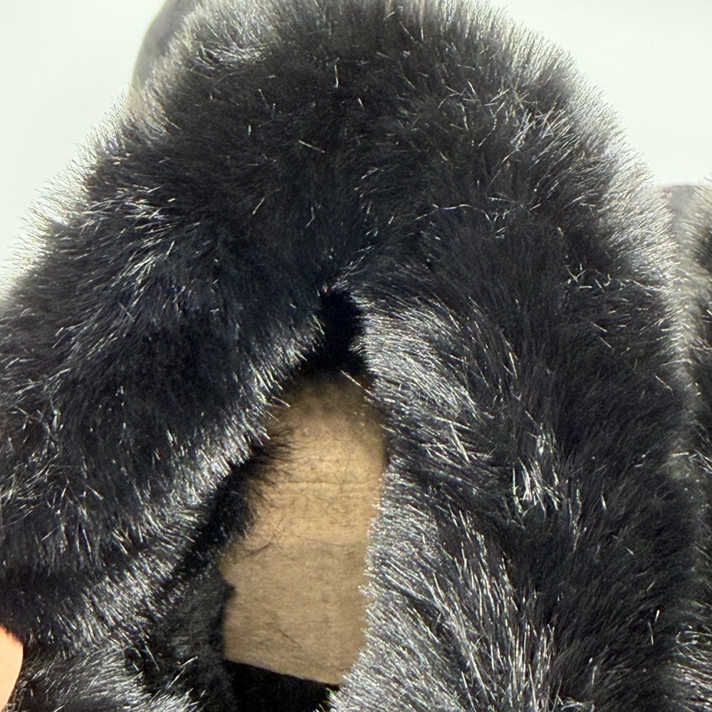 Brand New Women's SO Paulina Black Faux Fur-Lined Winter Boots Size 8.5 - Picture 8 of 15